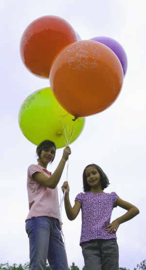 Riesenballons-Helium-Kindergeburtstag